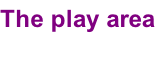 The play area
